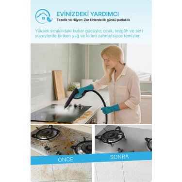 Livenzi WJ-578 1800 W Buharlı Temizlik Makinesi Çok Amaçlı Fiyatı