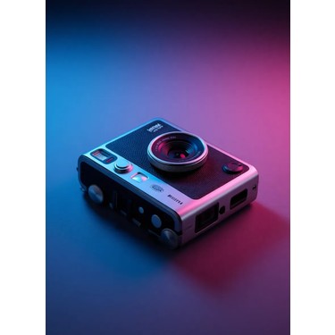 Fujifilm Instax Mini Evo Siyah Fotoğraf Makinası ve 20'li Fiyatı