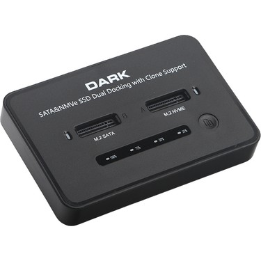 Dark M.2 NVMe & SATA SSD Klon Destekli Disk İstasyonu Fiyatı