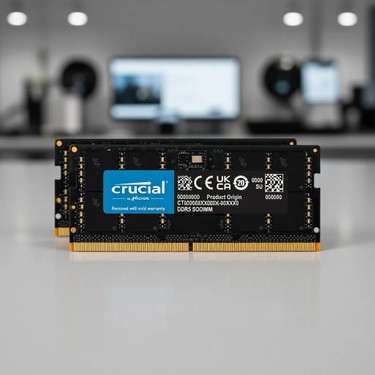 Crucial 64GB (2X32) DDR5 5600MHz CL46 Dizüstü Bilgisayar Fiyatı