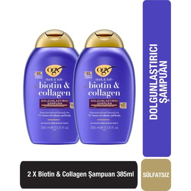 Ogx Biotin & Kolajen Dolgunlaştırıcı Sülfatsız Şampuan 385 Fiyatı