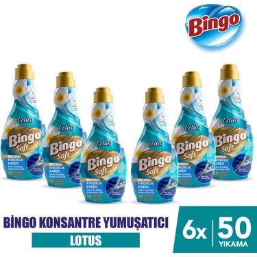 Bingo Soft Konsantre Yumuşatıcı Kırışıklık Karşıtı 1200MLX6 Fiyatı