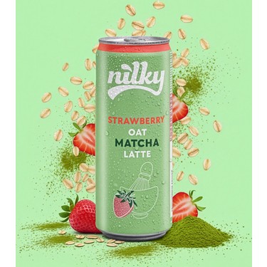 Nilky Yulaf Sütlü Çilekli Matcha Latte 6'lı Paket Lezzetli Fiyatı
