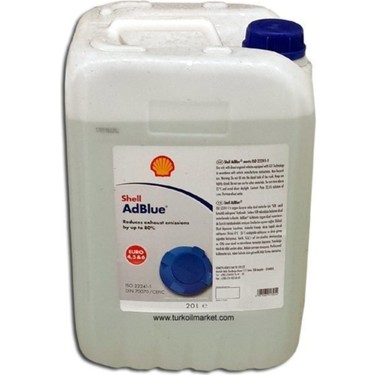 Shell Adblue 20 Litre Emisyon Yönetmeliklerini Karşılayan Fiyatı