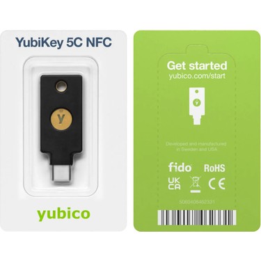 Yubico YubiKey 5C NFC USB-C Çok Protokollü Güvenlik Anahtarı Fiyatı
