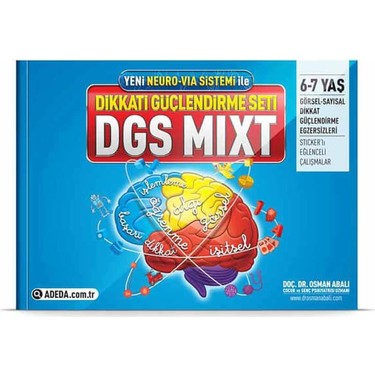 Adeda Yayıncılık Dikkati Güçlendirme Mixt 6-7 Yaş Osman Kitabı