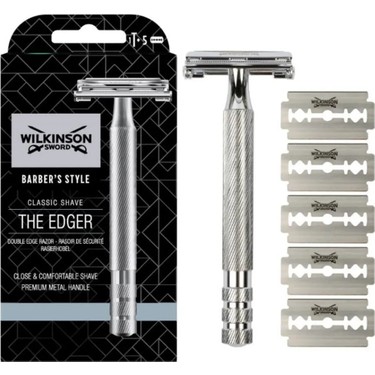 洋楽 SILVER WILKINSON Wilkinson Sword Barber's Style Double Edge Metal Saplı Fiyatı