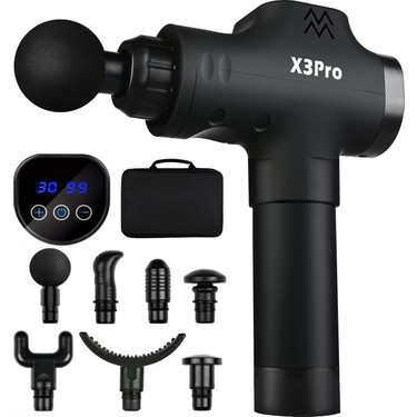 Kraft Hart X3PRO 24V Vurmalı Masaj Tabancası Siyah Sırt Fiyatı