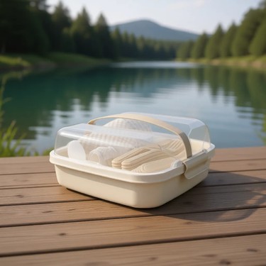 Titiz Lovely 32 Parça Piknik Seti Plastik Malzeme ile Fiyatı