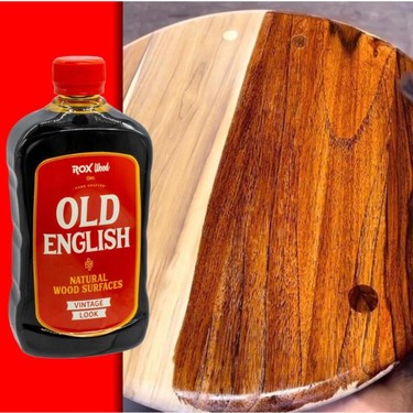 アンティーク　木製ボウソー　ラウンダバウト Rox Wood 500 ml Old English Antik Ahşap Yağı Vintage Görünüm Fiyatı