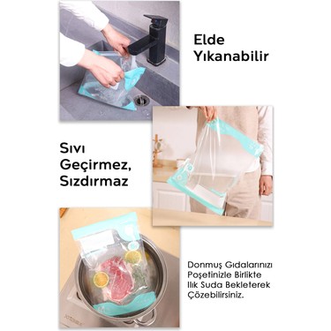 Meleni Home 11 Parça Vakumlu Gıda Saklama Torbası Seti - Fiyatı