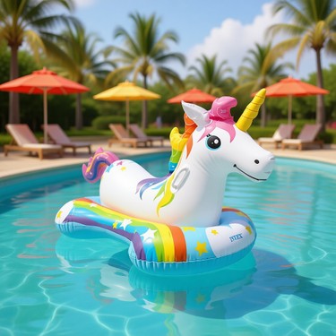 intex Sihirli Unicorn Binici 163x86 cm Geniş Tabanlı Şişme Fiyatı