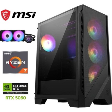 MSI Gzone Eco Amd Ryzen 7 7800X3D / Nvidia Rtx 5060 8gb / Fiyatı