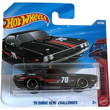 Hot Wheels 70 Dodge Hemi Challenger Siyah Metal Gövde ile Fiyatı