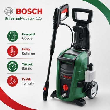 Bosch - 125 Bar 1500W Ekonomik - Universalaquatak Basincli Fiyatı