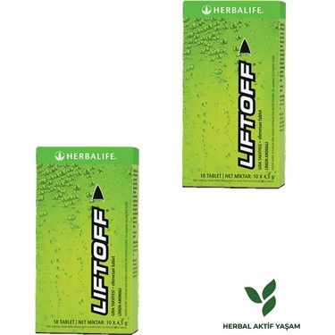 Herbalife 2 'Li Set Liftoff Limon Aromalı Efervesan Tablet Fiyatı