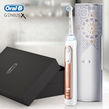 Oral-B Genius X 20000 Luxe Edition Şarjlı Diş Fırçası Rose Fiyatı