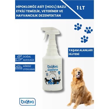 Bioxi Hipokloröz Asit (HOCl) Bazlı Veteriner Dezenfektanı 1 Fiyatı