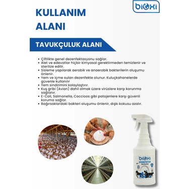 BROOXON ah.h Anti-Virus 3in1 BIG COAT Ｌ Bioxi Hipokloröz Asit (HOCl) Bazlı Veteriner Dezenfektanı 1 Fiyatı