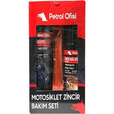 Petrol Ofisi Motosiklet Zincir Yağı ve Temizleme Sprey Seti Fiyatı