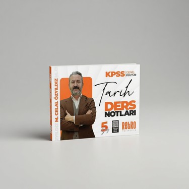 Retro Yayıncılık 2026 KPSS Tarih 5yüz Ders Notları - Mehmet Kitabı