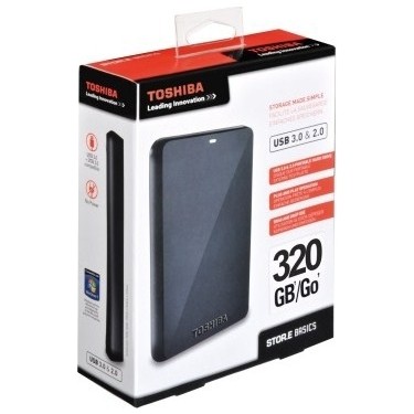 Toshiba Canvio Basics 320GB 2.5'' USB 3.0 Yüksek Okuma Yazma Fiyatı