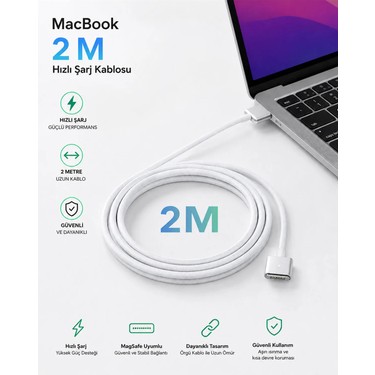 Nezih Case Apple Macbook Usb-C - Magsafe 3 Hızlı Sarj Fiyatı