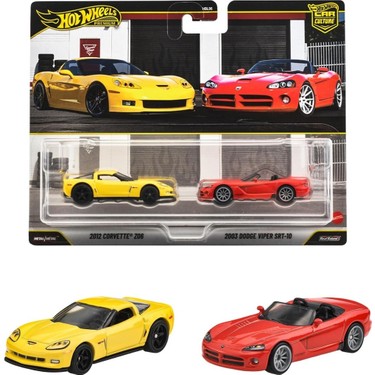 1:64 Hot Wheels Premium Car Culture 2'li Paket 2002 Corvette Fiyatı