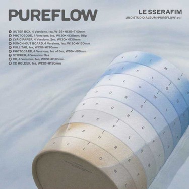 le sserafim PUREFLOW STUDIOCHOOM 10枚セット LE SSERAFIM Le Sserafım – 2nd Studio Album 'pureflow' Pt.1 - Fiyatı