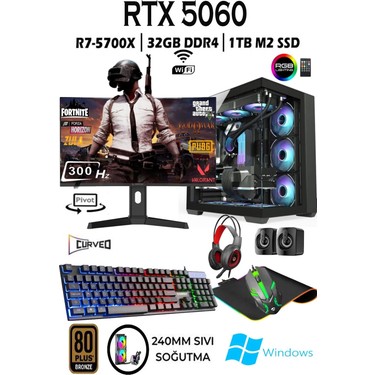 Teknocity Tcx1 Ryzen 7 5700X 32GB 1tb M.2 SSD RTX5060 27 Fiyatı