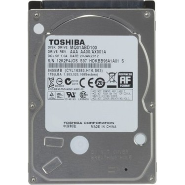 TOSHIBA MQ01ABD100 1TB HDD 4個【0519T29】 Toshiba MQ01ABD100 1TB 5400RPM 2.5 inç Notebook Disk Sata2 Fiyatı
