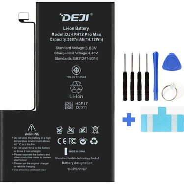 Deji iPhone 12 Pro Max Batarya 3687 mAh Orijinal Yüksek Fiyatı