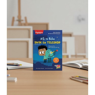 Dikkat Atölyesi Yayınları Highlights Nik ve Robo 5N1K ile Kitabı