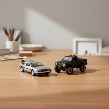 Hot Wheels Premium Döküm Model Araba Seti 1:64 Back To The Fiyatı