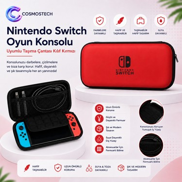 Cosmostech Nintendo Switch Uyumlu Taşıma Çantası | Switch Fiyatı