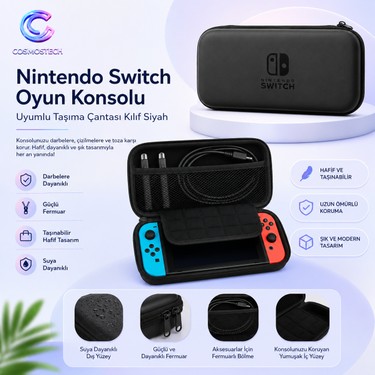 Cosmostech Nintendo Switch Uyumlu Taşıma Çantası | Switch Fiyatı