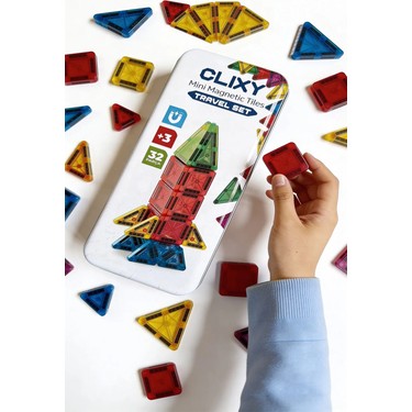 Clixy Mini Manyetik Bloklar 32 Parça Travel Set Strateji ve Fiyatı