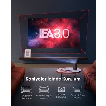 Anker Nebula Capsule 3 Akıllı Taşınabilir Projeksiyon Fiyatı