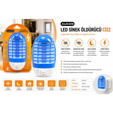 せきせいくうページ Aukes LED Sinek Öldürücü Cizz Haşere Kovucu Fiyatı