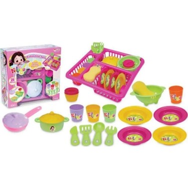 Dede Oyuncak Bulaşıklık Tabak Tencere Set + 22 Parça Fiyatı
