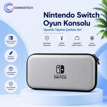 Cosmostech Nintendo Switch Uyumlu Taşıma Çantası | Switch Fiyatı