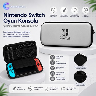 Cosmostech Nintendo Switch Uyumlu Taşıma Çantası | Switch Fiyatı