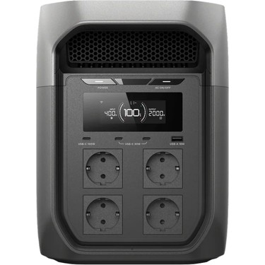 【新品、未開封】 EcoFlow DELTA3 Max EcoFlow - DELTA 3 Max Taşınabilir Güç Kaynağı - 2048Wh Fiyatı