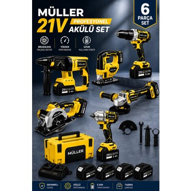 Pro Müller Alman Yeni Nesil Kömürsüz Motor 6'lı Profesyonel Fiyatı