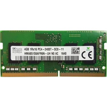 SK Hynix 4GB 2400MHz DDR4 Ram Kapasitesi HMA851S6AFR6N-UH Fiyatı