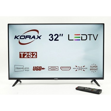 Korax T2S2 32 82 Ekran LED Tv Fiyatı - Taksit Seçenekleri