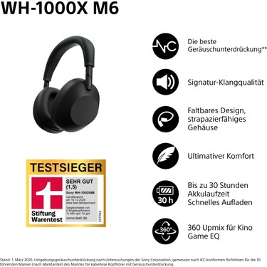 Sony WH-1000XM6 Kablosuz Gürültü Önleyici Kulaklık, Özel Fiyatı