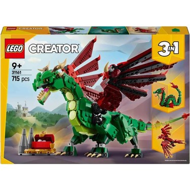 か LEGO Creator 3'ü 1 Arada Orta Çağ Ejderhası 31161 Fiyatı
