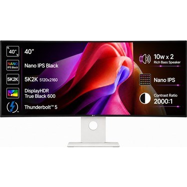 Lg 40U990A-W 40 Ultrafine 5K2K Wuhd (5120 x 2160) Nano IPS Fiyatı