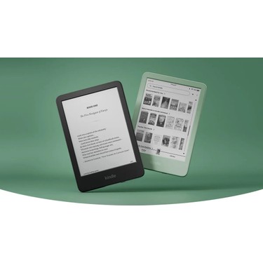 Amazon Kindle グリーン 本体 Amazon Kindle Basic 2024 E Okuyucu 16 gb Yeşil Renkli Ekran Kitabı
